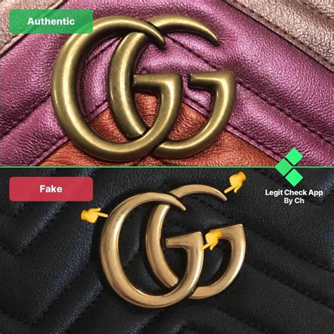 fake gucci logo|how to tell authentic gucci.